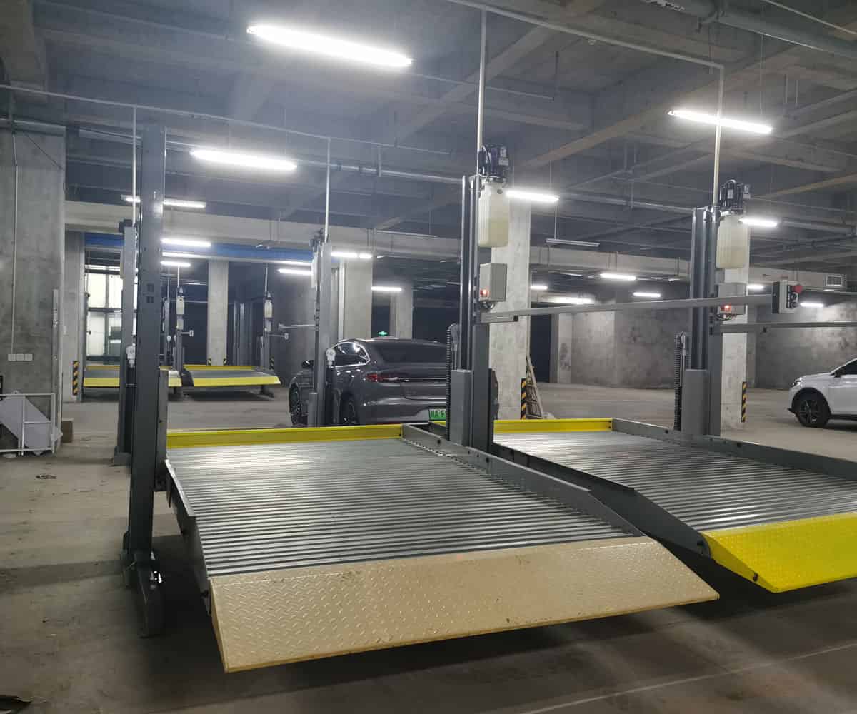 小區四柱簡易升降機械式立體車庫